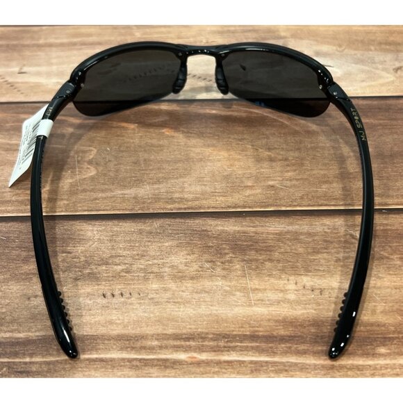 Maui Jim Makaha 405-02 Polarized Sport Sunglasses Grey Lenses Gloss Black Frame - Picture 7 of 10